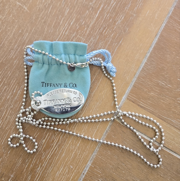 Tiffany & Co. Silver Dod Tag Necklace - Picture 1 of 8